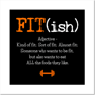Fit ish Gym Humor Posters and Art